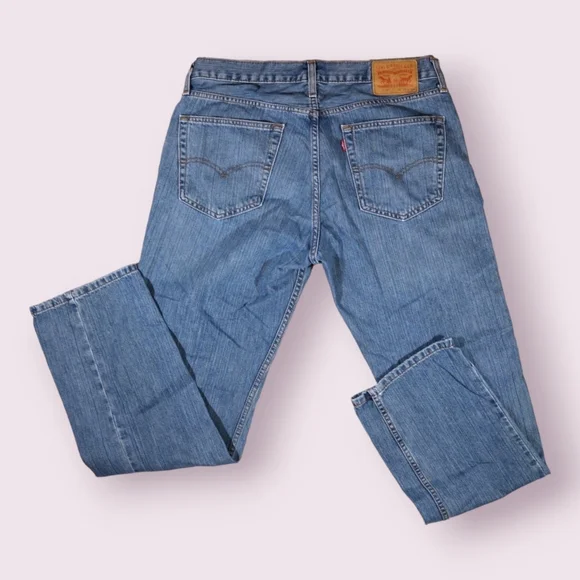 LEVI LEVIS 559 RELAXED STRAIGHT MEN'S JEANS SIZE 36 RED TAB Retro Style - Picture 5 of 7